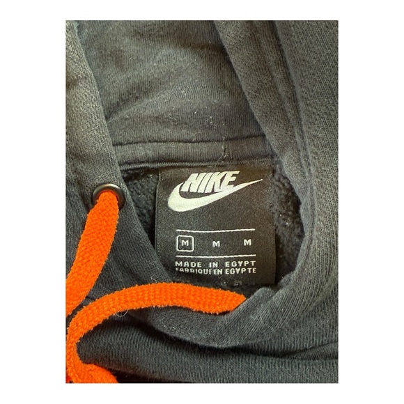 Nike Club JDI Just Do It Men's M Hoodie Black AV5905-010 Off-White - Picture 4 of 10